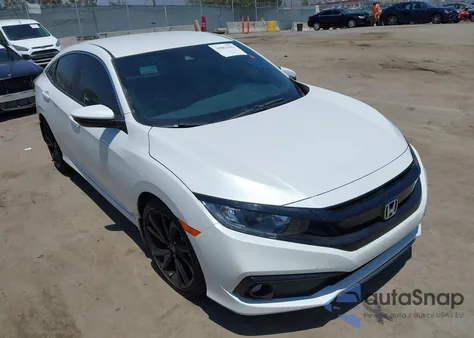 2020 Honda Civic Sport from USA, damaged, VIN 19XFC2F82LE007411